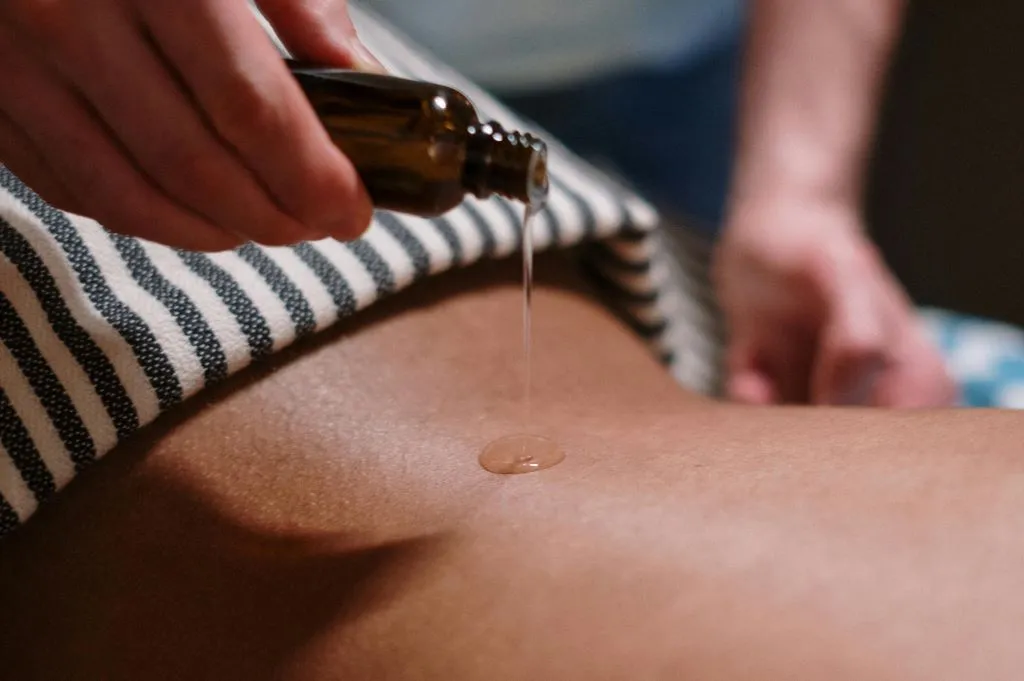 Massage avec huile de Bergamote