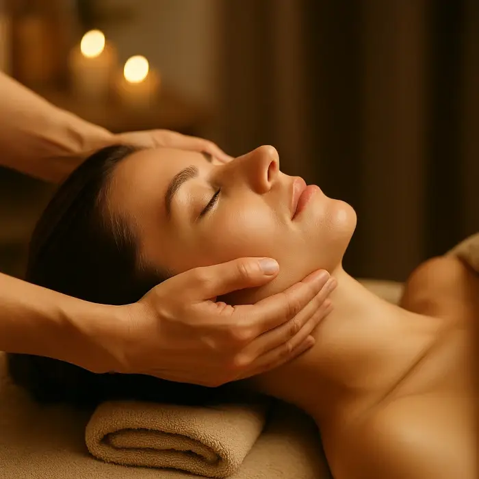 Massage de la machoire