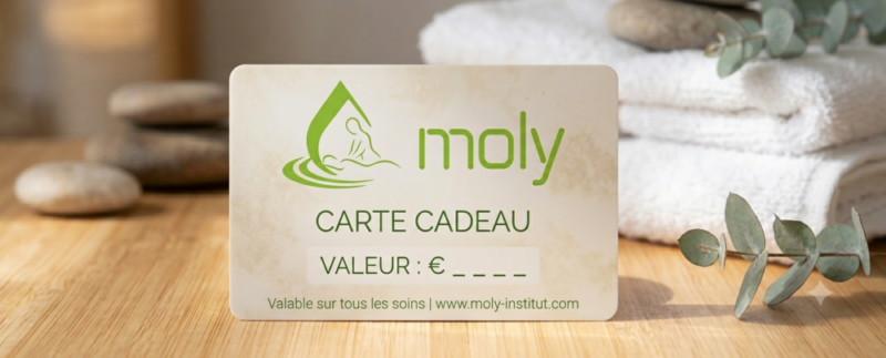 Une carte cadeau Moly Institut