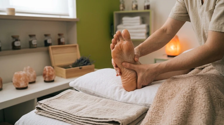 Massage des pieds à Rennes chez Moly Institut